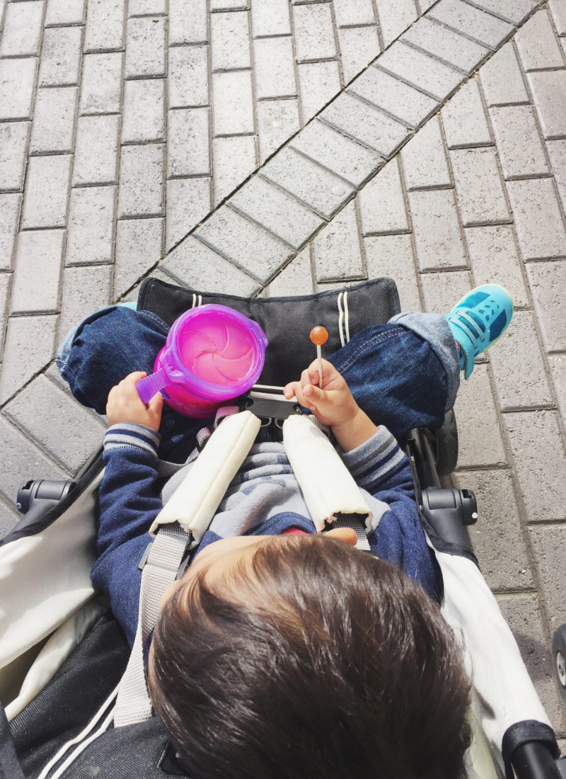 A Toddler & His Lollipop